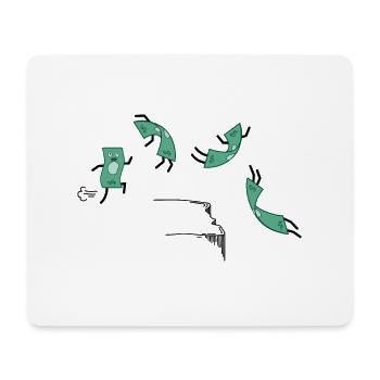 Comic Inflation - Mousepad (Querformat) - Weiß - Vorne
