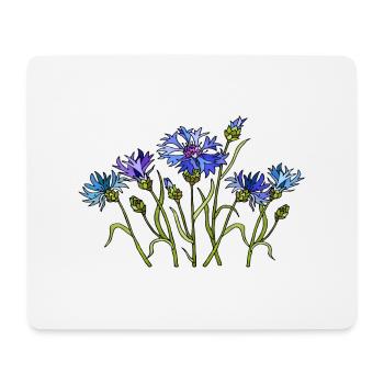 Flowers - Mouse Pad (horizontal) - white - Front