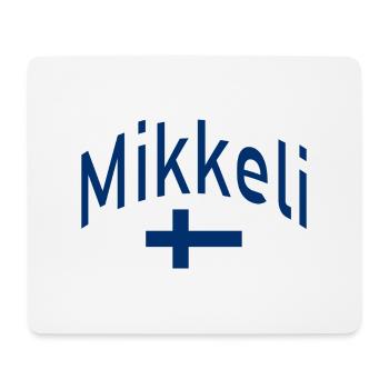 Mikkeli Finland flag - Mouse Pad (horizontal) - white - Front