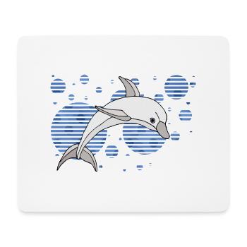 Delfin - Mousepad (Querformat) - Weiß - Vorne