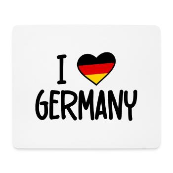 I Love Germany - Mouse Pad (horizontal) - white - Front