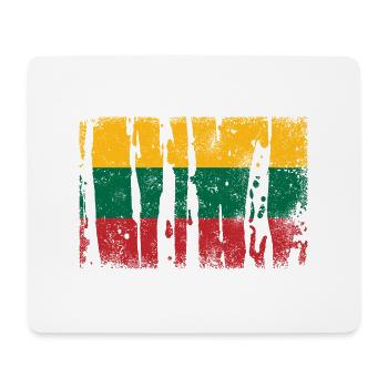 Lithuania - Mouse Pad (horizontal) - white - Front
