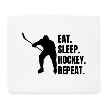 Cadeau de hockey sur glace Sports d'hiver Équipe de hockey sur glace - Tapis de souris (format paysage) - blanc - Devant