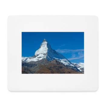 Cervin - Tapis de souris (format paysage) - blanc - Devant