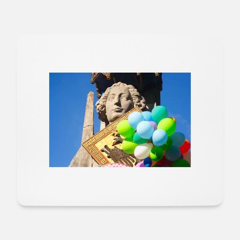 Kleiner Freimarkt - Mousepad (Querformat) - Weiß