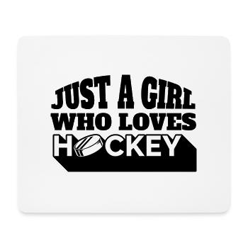 Joueur de hockey Hockey Cadeau Hockey sur gazon - Tapis de souris (format paysage) - blanc - Devant