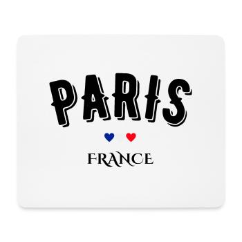 paris france - Tapis de souris (format paysage) - blanc - Devant