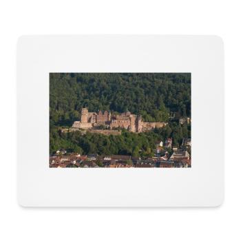 Heidelberger Schloss - Mousepad (Querformat) - Weiß - Vorne