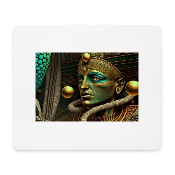 god by daniel costa - Mouse Pad (horizontal) - white - Front