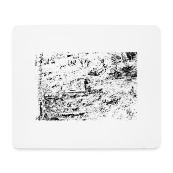 MTB MTB bike BMX - Mouse Pad (horizontal) - white - Front