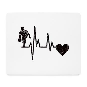 Bowling Kegeln Bowlingverein Kegelverein Bowler - Mousepad (Querformat) - Weiß - Vorne