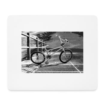 BMX - Mousepad (Querformat) - Weiß - Vorne