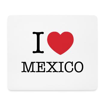 I Love mexico | I Love MX | I Heart mexico - Mouse Pad (horizontal) - white - Front