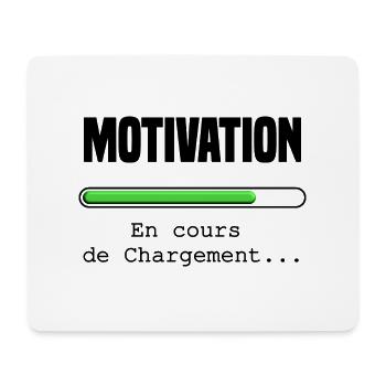 Motivation en cours de chargement - Tapis de souris (format paysage) - blanc - Devant