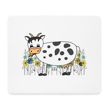 Cow - Mouse Pad (horizontal) - white - Front