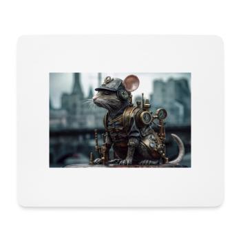 Ratte3 - Mousepad (Querformat) - Weiß - Vorne
