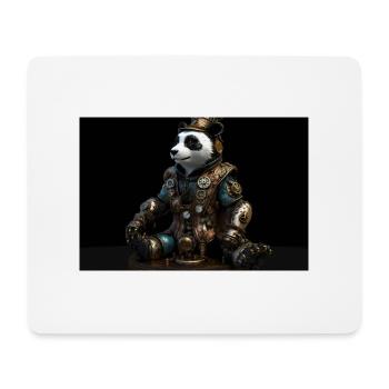 Pandabär - Mousepad (Querformat) - Weiß - Vorne