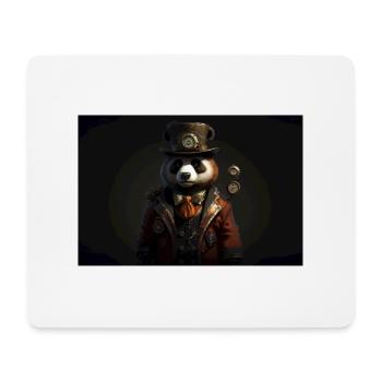 Panda - Mousepad (Querformat) - Weiß - Vorne