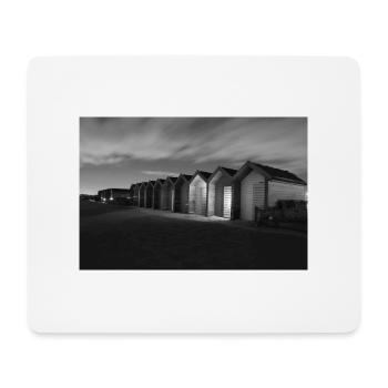 Beach huts - Mouse Pad (horizontal) - white - Front