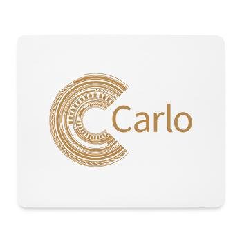 For Carlo - Mouse Pad (horizontal) - white - Front