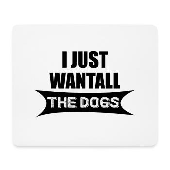 Dog Hund - Mousepad (Querformat) - Weiß - Vorne