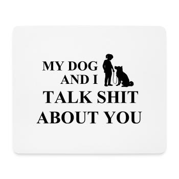 Hund Dog - Mousepad (Querformat) - Weiß - Vorne