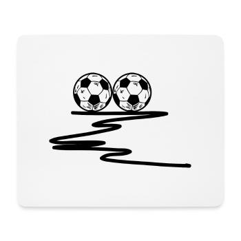 Fußball Soccer - Mouse Pad (horizontal) - white - Front