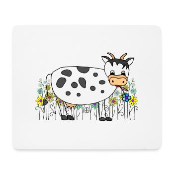 Cow - Mouse Pad (horizontal) - white - Front