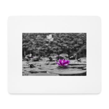 schöne Lillie - Mousepad (Querformat) - Weiß - Vorne