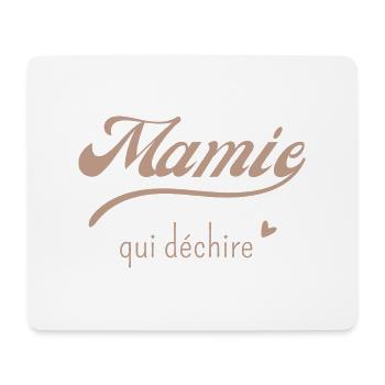 Mamie qui déchire - Tapis de souris (format paysage) - blanc - Devant