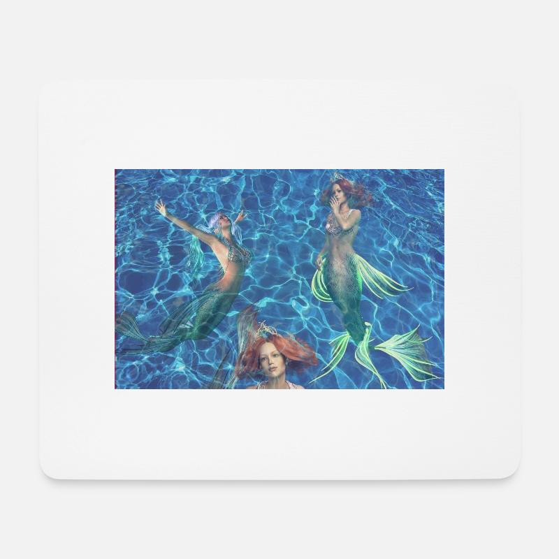Sirenen - Mousepad (Querformat) - Weiß