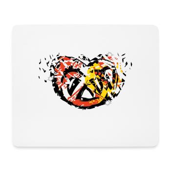 Brezel Elsass eclat kostenlos - Mousepad (Querformat) - Weiß - Vorne