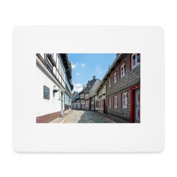 old town of (Altstadt) Goslar Lower Saxony - Mouse Pad (horizontal) - white - Front