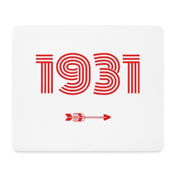 Born in 1931 - Mouse Pad (horizontal) - white - Front