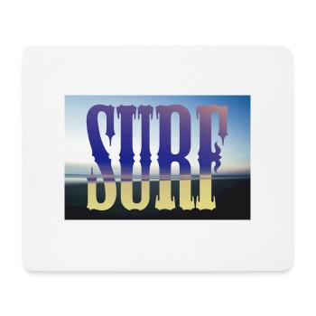 SURF Vie - Tapis de souris (format paysage) - blanc - Devant