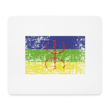 design original drapeau amazigh - Tapis de souris (format paysage) - blanc - Devant