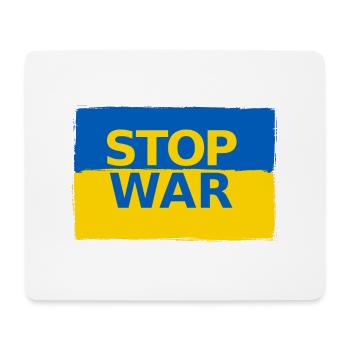 ukrainian flage 02 - Mousepad (Querformat) - Weiß - Vorne