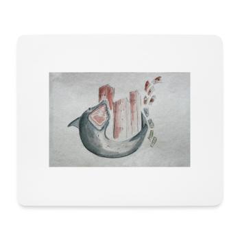 miethaie - Mousepad (Querformat) - Weiß - Vorne