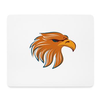Eagle logo - Tapis de souris (format paysage) - blanc - Devant