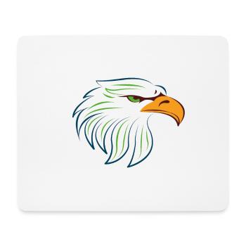 EAGLE LOGO - Tapis de souris (format paysage) - blanc - Devant