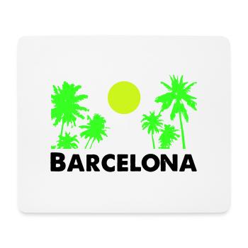 barcelona - Mousepad (Querformat) - Weiß - Vorne