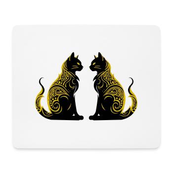 cats - Mousepad (Querformat) - Weiß - Vorne