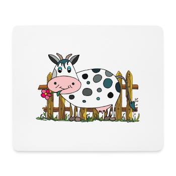 Cow - Mouse Pad (horizontal) - white - Front