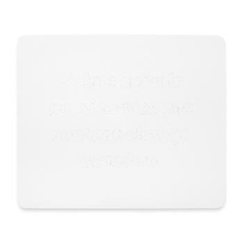 J'ai promis de vous faire rire aujourd'hui - Tapis de souris (format paysage) - blanc - Devant
