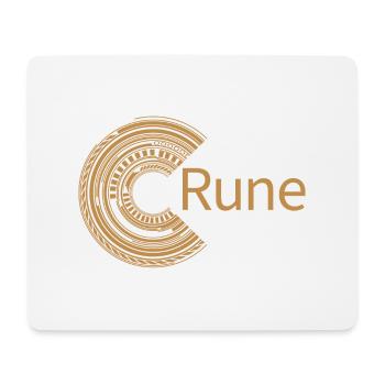 Pour Rune - Tapis de souris (format paysage) - blanc - Devant