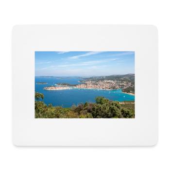 Vue panoramique Primošten Šibenik-Knin Croatie - Tapis de souris (format paysage) - blanc - Devant