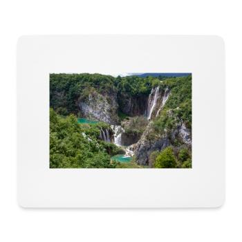 Veliki Slap Wasserfall Nationalpark Plitvicer Seen - Mousepad (Querformat) - Weiß - Vorne