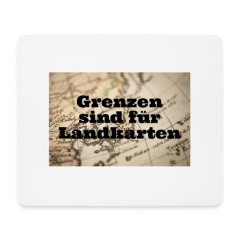 Grenzenlos - Mousepad (Querformat) - Weiß - Vorne