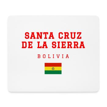 Santa Cruz de la Sierra, Bolivie - Tapis de souris (format paysage) - blanc - Devant
