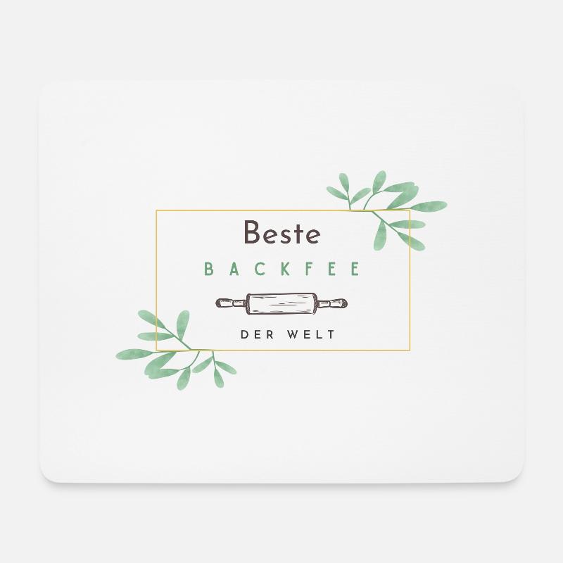 Geschenk für Backfee - Mousepad (Querformat) - Weiß